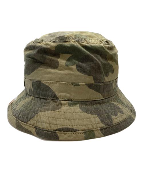 A BATHING APE（アベイシングエイプ）A BATHING APE (アベイシングエイプ) カモ柄バケットハット グリーンの古着・服飾アイテム