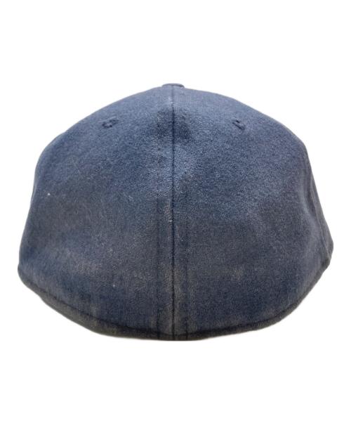 EBBETS FIELD FLANNELS（エベッツフィールドフランネルズ）EBBETS FIELD FLANNELS (エベッツフィールドフランネルズ) NYロゴキャップ ネイビー サイズ:7　3/8の古着・服飾アイテム