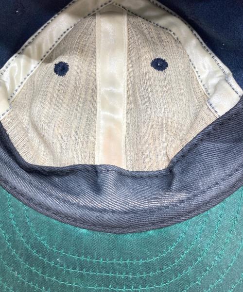 EBBETS FIELD FLANNELS（エベッツフィールドフランネルズ）EBBETS FIELD FLANNELS (エベッツフィールドフランネルズ) NYロゴキャップ ネイビー サイズ:7　3/8の古着・服飾アイテム