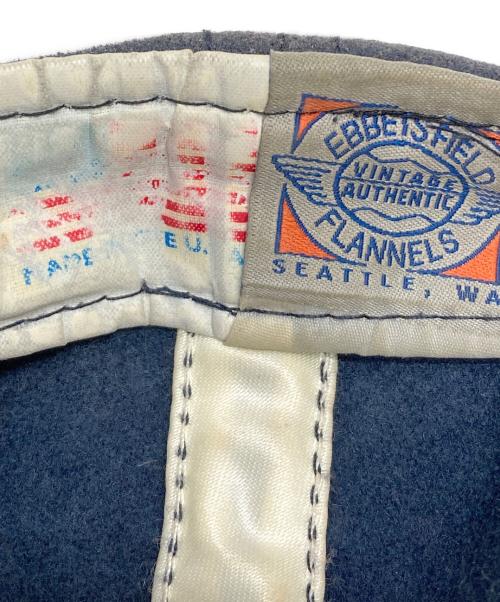 EBBETS FIELD FLANNELS（エベッツフィールドフランネルズ）EBBETS FIELD FLANNELS (エベッツフィールドフランネルズ) NYロゴキャップ ネイビー サイズ:7　3/8の古着・服飾アイテム