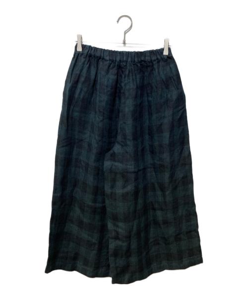 08MAB（ゼロハチマブ）08MAB (ゼロハチマブ) 9番手リネンワイドパンツ グリーン サイズ:FREEの古着・服飾アイテム