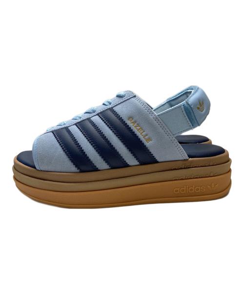 adidas（アディダス）adidas (アディダス) ガゼル ボールドサンダル ブルー サイズ:24㎝の古着・服飾アイテム