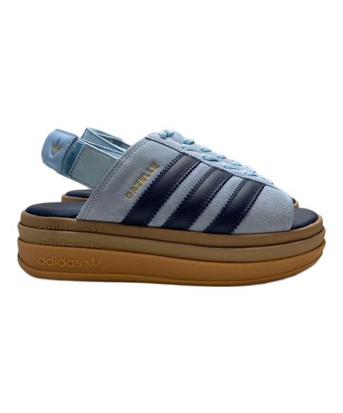 adidas（アディダス）adidas (アディダス) ガゼル ボールドサンダル ブルー サイズ:24㎝の古着・服飾アイテム
