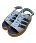 adidas（アディダス）の古着「ガゼル ボールドサンダル」｜ブルー