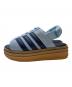 adidas (アディダス) ガゼル ボールドサンダル ブルー サイズ:24㎝：8000円