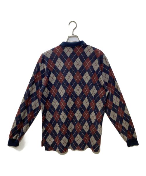 POLO RALPH LAUREN（ポロ・ラルフローレン）POLO RALPH LAUREN (ポロ・ラルフローレン) アーガイルラガーシャツ ネイビー サイズ:Mの古着・服飾アイテム