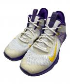 NIKEナイキ）の古着「LEBRON WITNESS 4」｜WHITE/VOLTAGE PURPLE