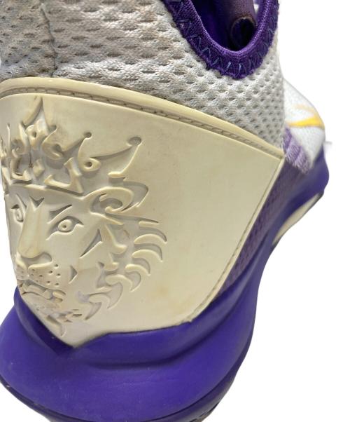 NIKE（ナイキ）NIKE (ナイキ) LEBRON WITNESS 4 WHITE/VOLTAGE PURPLE サイズ:29㎝の古着・服飾アイテム