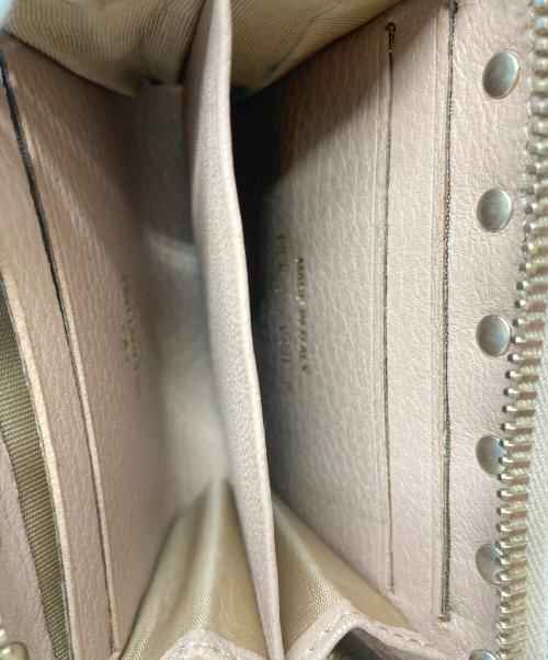 VALENTINO（ヴァレンティノ）VALENTINO (ヴァレンティノ) スタッズコインケース ピンクの古着・服飾アイテム