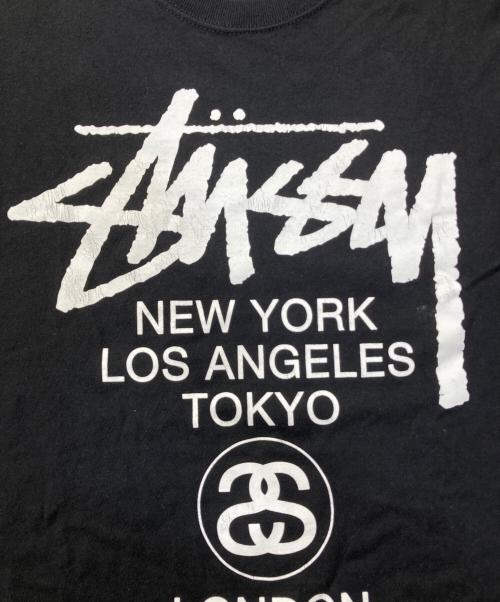 stussy（ステューシー）stussy (ステューシー) グラフィックTシャツ ブラック サイズ:Mの古着・服飾アイテム