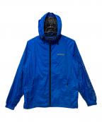 stussyステューシー）の古着「ナイロンフーデッドジャケット」｜ブルー