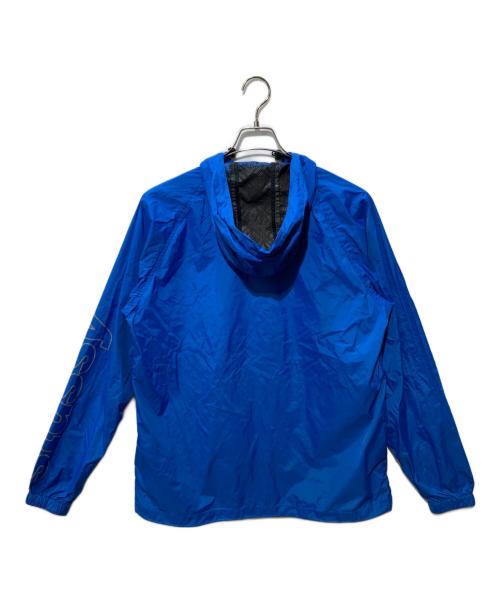 stussy（ステューシー）stussy (ステューシー) ナイロンフーデッドジャケット ブルー サイズ:Mの古着・服飾アイテム