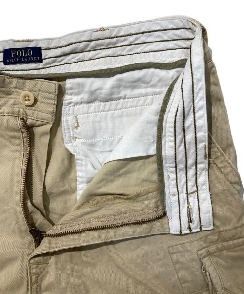POLO RALPH LAUREN（ポロ・ラルフローレン）POLO RALPH LAUREN (ポロ・ラルフローレン) CLASSIC POLOCHINOカーゴハーフパンツ ベージュ サイズ:SIZE36の古着・服飾アイテム