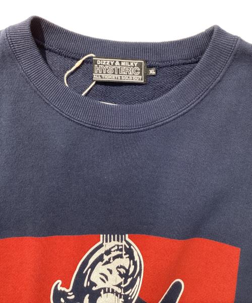 Hysteric Glamour（ヒステリックグラマー）Hysteric Glamour (ヒステリックグラマー) GREATEST PARTY SOUND ネイビー サイズ:XL 未使用品の古着・服飾アイテム