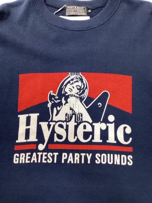 Hysteric Glamour（ヒステリックグラマー）Hysteric Glamour (ヒステリックグラマー) GREATEST PARTY SOUND ネイビー サイズ:XL 未使用品の古着・服飾アイテム