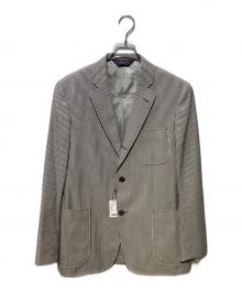 BROOKS BROTHERS（ブルックスブラザーズ）の古着「段返り3Bストライプジャケット 」｜グレー