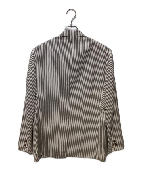 BROOKS BROTHERS（ブルックスブラザーズ）BROOKS BROTHERS (ブルックスブラザーズ) 段返り3Bストライプジャケット  グレー サイズ:39REGの古着・服飾アイテム
