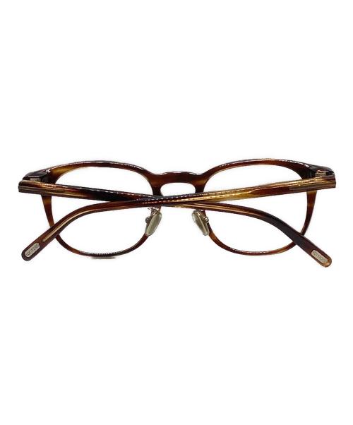 TOM FORD（トムフォード）TOM FORD (トムフォード) 伊達眼鏡 ブラウン サイズ:48□22の古着・服飾アイテム