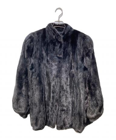 美品　♡ サガミンク　ファージャケット 中古・古着通販】SAGA MINK (サガミンク) ファージャケット ブラック