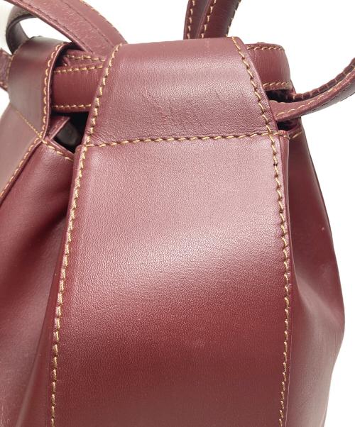 must de cartier（マストドゥカルティエ）must de cartier (マストドゥカルティエ) トートバッグ ワインレッドの古着・服飾アイテム