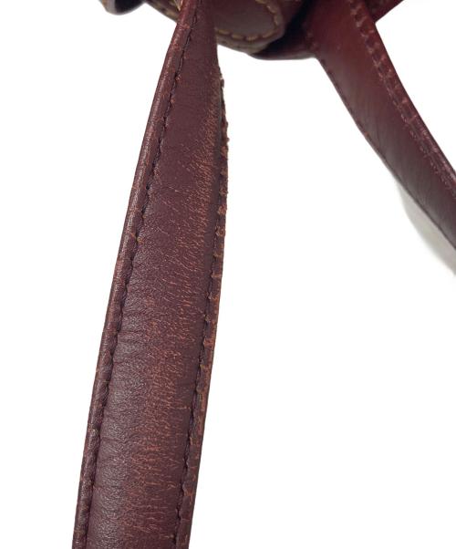 must de cartier（マストドゥカルティエ）must de cartier (マストドゥカルティエ) トートバッグ ワインレッドの古着・服飾アイテム