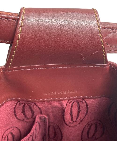 must de cartier（マストドゥカルティエ）must de cartier (マストドゥカルティエ) トートバッグ ワインレッドの古着・服飾アイテム