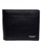 COACHコーチ）の古着「レザーウォレット」｜ブラック