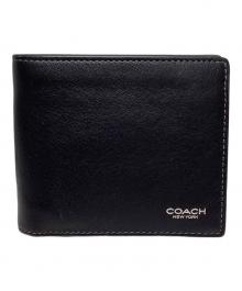 COACH（コーチ）の古着「レザーウォレット」｜ブラック
