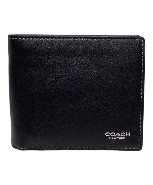 COACH（コーチ）COACH (コーチ) レザーウォレット ブラックの古着・服飾アイテム