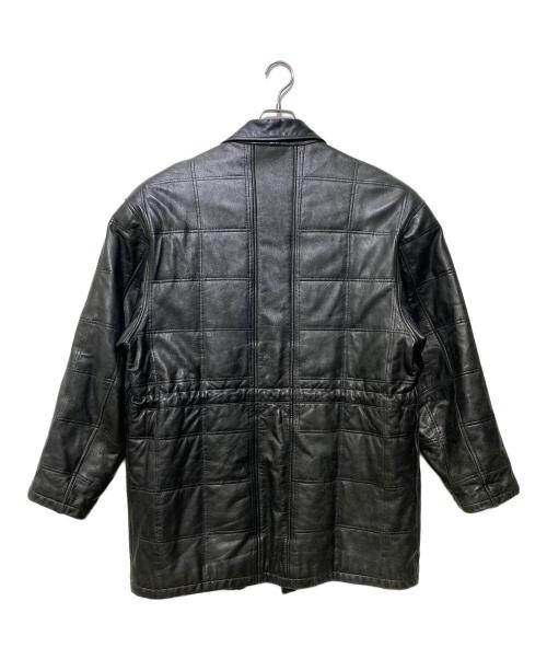 LANVIN（ランバン）LANVIN (ランバン) シープスキンレザージャケット ブラック サイズ:SIZE F50-36の古着・服飾アイテム