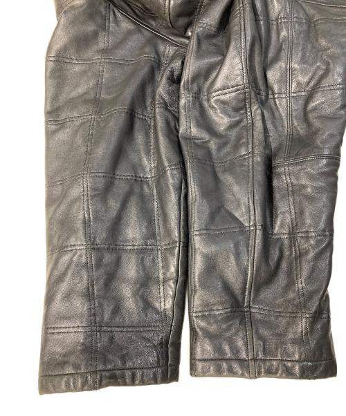 LANVIN（ランバン）LANVIN (ランバン) シープスキンレザージャケット ブラック サイズ:SIZE F50-36の古着・服飾アイテム