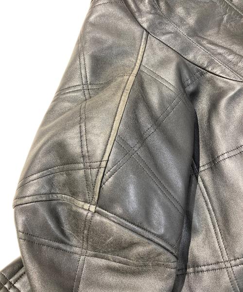 LANVIN（ランバン）LANVIN (ランバン) シープスキンレザージャケット ブラック サイズ:SIZE F50-36の古着・服飾アイテム