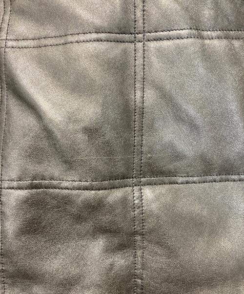 LANVIN（ランバン）LANVIN (ランバン) シープスキンレザージャケット ブラック サイズ:SIZE F50-36の古着・服飾アイテム