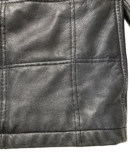 LANVIN（ランバン）LANVIN (ランバン) シープスキンレザージャケット ブラック サイズ:SIZE F50-36の古着・服飾アイテム