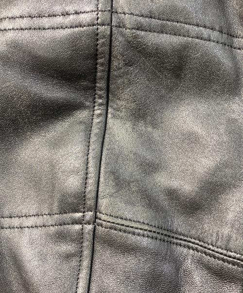 LANVIN（ランバン）LANVIN (ランバン) シープスキンレザージャケット ブラック サイズ:SIZE F50-36の古着・服飾アイテム