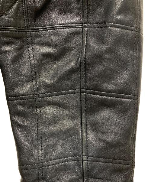 LANVIN（ランバン）LANVIN (ランバン) シープスキンレザージャケット ブラック サイズ:SIZE F50-36の古着・服飾アイテム