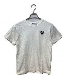 PLAY COMME des GARCONS（プレイコムデギャルソン）の古着「刺繍ロゴTシャツ」｜ホワイト