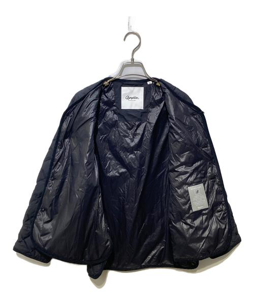 Gymphlex（ジムフレックス）Gymphlex (ジムフレックス) QUILT DOWN COLLARLESS JACKET ブラック サイズ:12 未使用品の古着・服飾アイテム