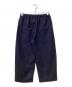 NATURAL LAUNDRY (ナチュラルランドリー) ロウールリングワイドエッグパンツ ネイビー サイズ:SIZE2：7000円