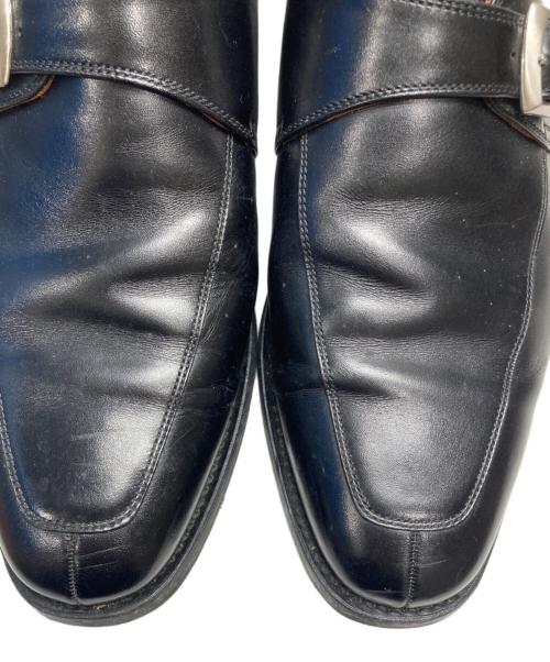 SCOTCH GRAIN（スコッチグレイン）SCOTCH GRAIN (スコッチグレイン) シングルモンクストラップシューズ ブラック サイズ:25の古着・服飾アイテム