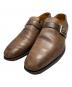 GRENSON（グレンソン）の古着「シングルモンクストラップシューズ」｜ブラウン