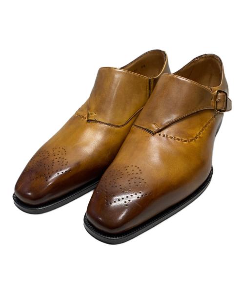 FABI（ファビ）fabi (ファビ) シングルモンクストラップシューズ ブラウン サイズ:SIZE 6 1/2の古着・服飾アイテム