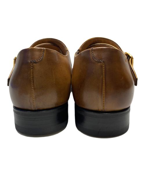 FABI（ファビ）fabi (ファビ) シングルモンクストラップシューズ ブラウン サイズ:SIZE 6 1/2の古着・服飾アイテム