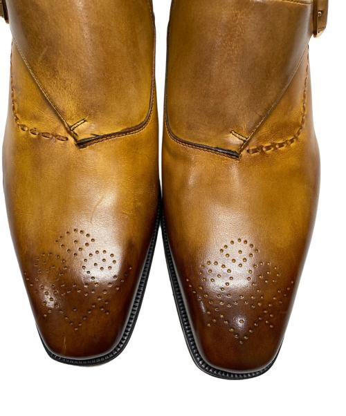 FABI（ファビ）fabi (ファビ) シングルモンクストラップシューズ ブラウン サイズ:SIZE 6 1/2の古着・服飾アイテム