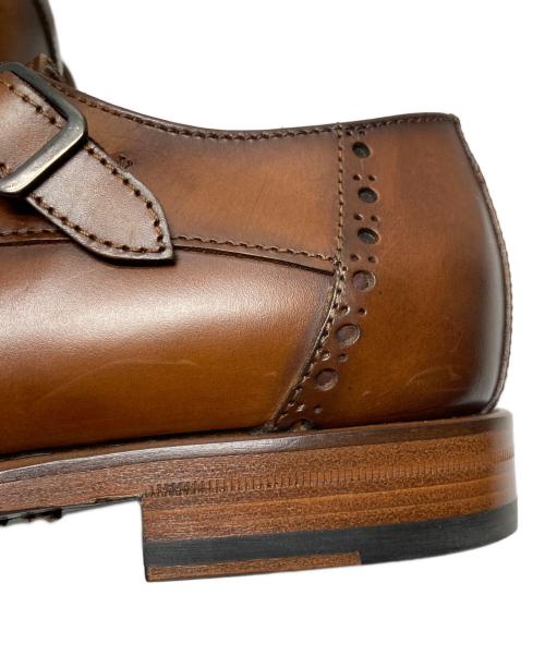 ANTONIO MAURIZI（アントニオマウリッチ）ANTONIO MAURIZI (アントニオマウリッチ) ダブルモンクストラップシューズ ブラウン サイズ:SIZE40　1/2の古着・服飾アイテム