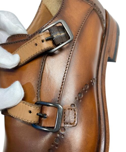 ANTONIO MAURIZI（アントニオマウリッチ）ANTONIO MAURIZI (アントニオマウリッチ) ダブルモンクストラップシューズ ブラウン サイズ:SIZE40　1/2の古着・服飾アイテム