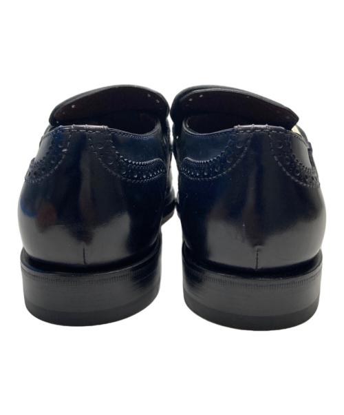 Santoni（サントーニ）Santoni (サントーニ) フリンジモンクストラップシューズ ブルー サイズ:UKG 7の古着・服飾アイテム