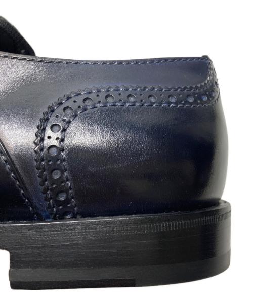 Santoni（サントーニ）Santoni (サントーニ) フリンジモンクストラップシューズ ブルー サイズ:UKG 7の古着・服飾アイテム