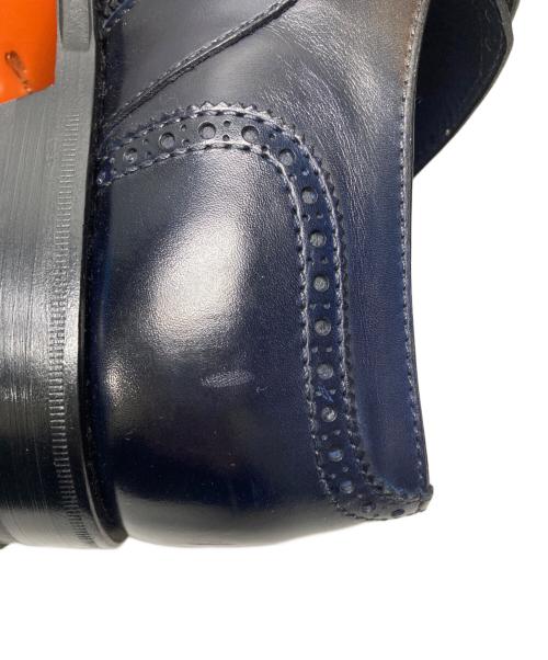 Santoni（サントーニ）Santoni (サントーニ) フリンジモンクストラップシューズ ブルー サイズ:UKG 7の古着・服飾アイテム