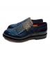 Santoni (サントーニ) フリンジモンクストラップシューズ ブルー サイズ:UKG 7：12000円
